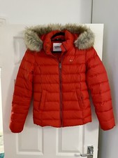 Tommy Hilfiger Women Tjw Essential Hooded Down Jacket Size Xs