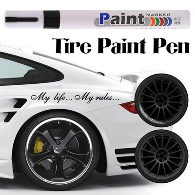 Universal Waterproof Permanent Paint Marker-Pen Car Tread Rubber-Metal Tire T3X7