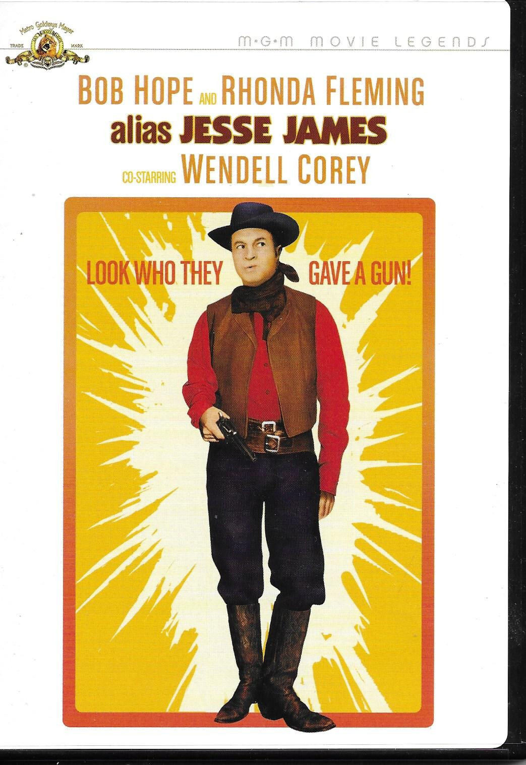Alias Jesse James (Region 1locked pressed NTSC DVD) Bob Hope, Rhonda
