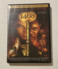1408 DVD 2007 Full Frame Screen John Cusack Samuel L Jackson Stephen King