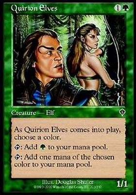 *MRM* FR/VF 4x Kirion Elfen - Quirion Elves MTG INV