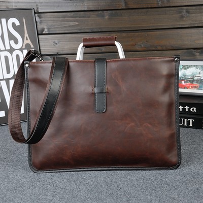 ebay leather briefcase