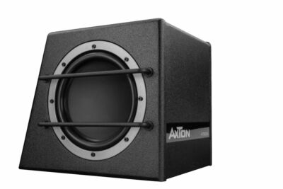 Axton ATB20A Aktiv Subwoofer Bass klein Kofferraum Subwoofer mit Endstufe Verstä