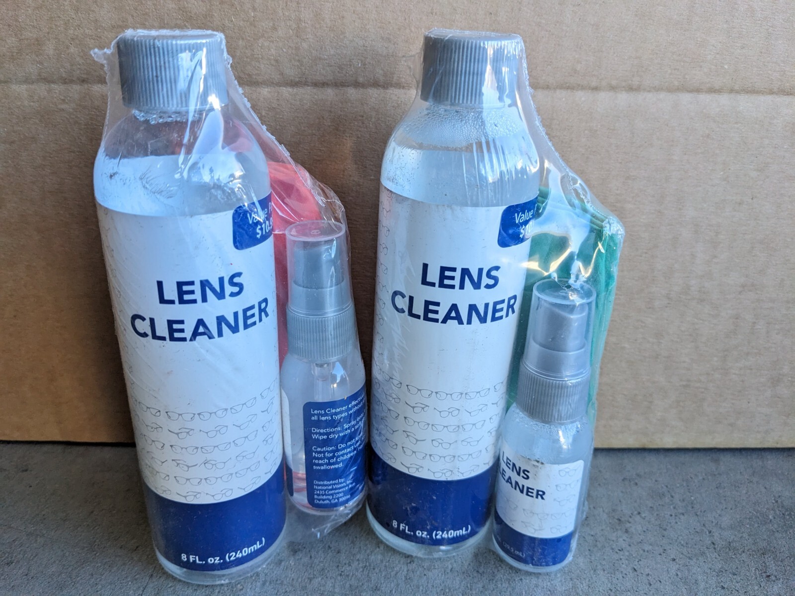 🔥2 New Value Packs🔥 Streak Free Lens Cleaner, Refill + Spray Bottle