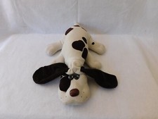 Pound Puppies White Plush With Brown Spots Vintage 1985 Tonka