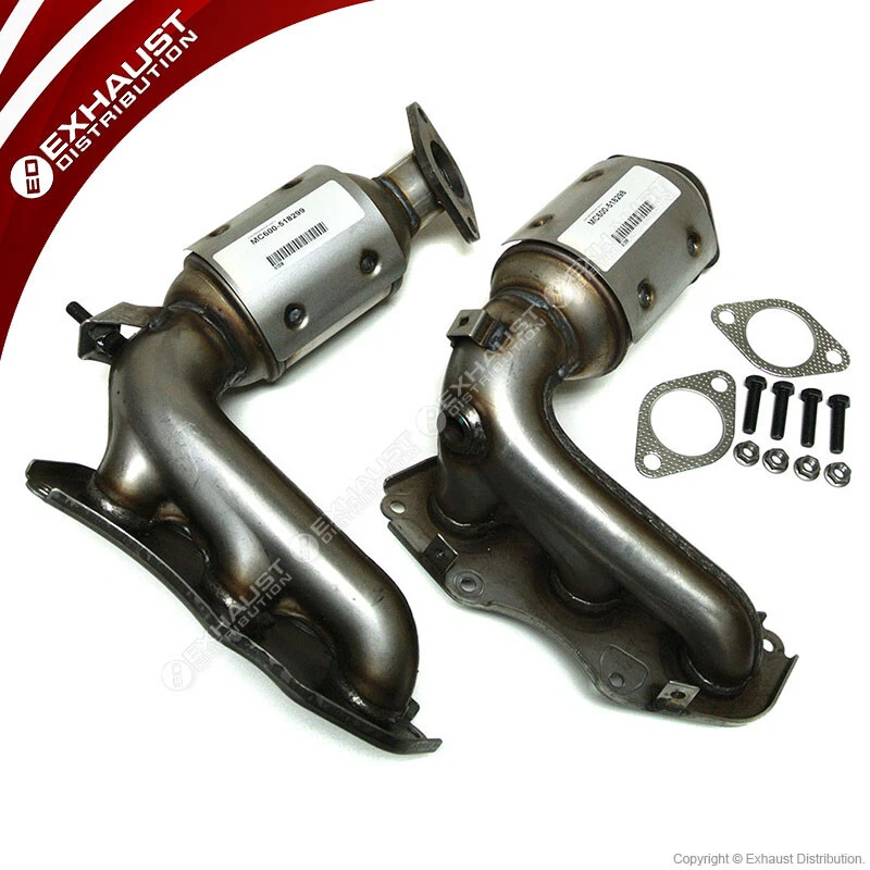 LEXUS RX350 3.5L 2007-2009 Front Manifold Catalytic Converter 2 PIECES PAIR - Image 2 of 4