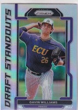 2021 PRIZMS SILVER RC GAVIN WILLIAMS STANDOUTS PRIZM DRAFT ROOKIE Z3202