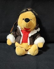 Winnie The Pooh Aviator Pilot 8  Stuffed Animal Plush Beanie Disney Small