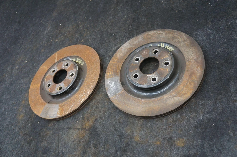 2 件套后 15 英寸制动盘转子 3.0 升 V6 Oem T2r5942 捷豹 F 型 2014-2020 — 第 4/4 张图片