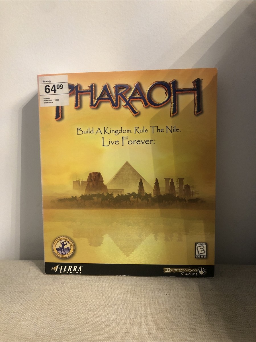 Jeu Vidéo PC PHARAON - Édition SIERRA - Bon état (boîtier Inclus)