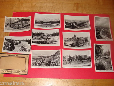Victoria B C Canada pack of 10 Real Scene Graph Photos Gowen Sutton Co. unposted