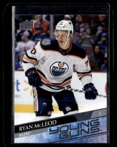 2020-21 Upper Deck Young Guns 1 Ryan McLeod Rookie Edmonton Oilers #231