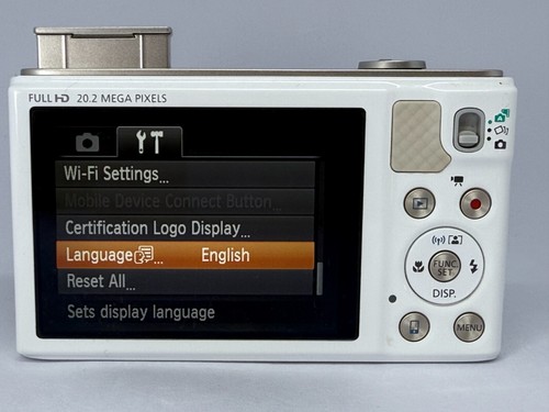 Canon PowerShot SX610 HS White Digital Camera Tested Near Mint Made In Japan - Picture 12 of 18