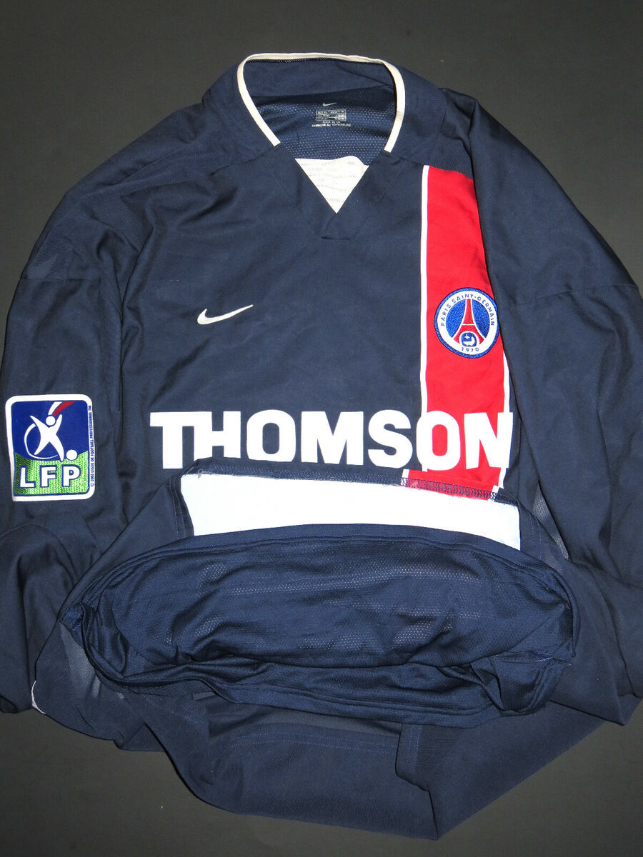 2002-2003 Nike PSG Ronaldinho Player Issue Long Sleeve 2002-2003 Nike PSG Ronaldinho Player Issue Long Sleeve