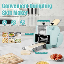 Commercial Dumpling Skin Maker Machine Electric Wrapper Wonton Dough 8cm Round