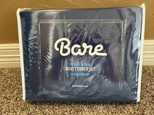 New Bare Duvet Cover Set Navy Blue Twin/Twin XL