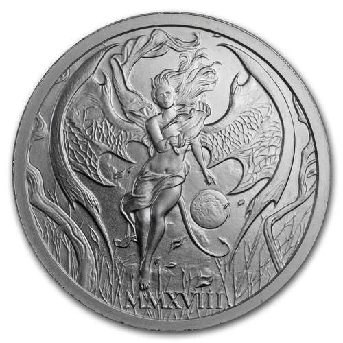 2018 Temptation of the Succubus - BU Finish by Pheli Mint, 2oz .999 Fine Silver