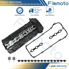 Valve Cover w/ Gasket +Bolts for BMW E46 323i 325i 328i E39 525i 528i 530i X5 Z3
