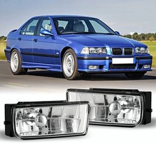 For 1992-1999 BMW 3 Series E36 M3 Fog Lights Driving Lamp Clear Glass Lens Pair