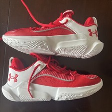 Under Armour Flow FUTR X 3 Mens Size 11.5 Red White Under Armour Flow FUTR X 3 Red White for sale | eBay main image 2