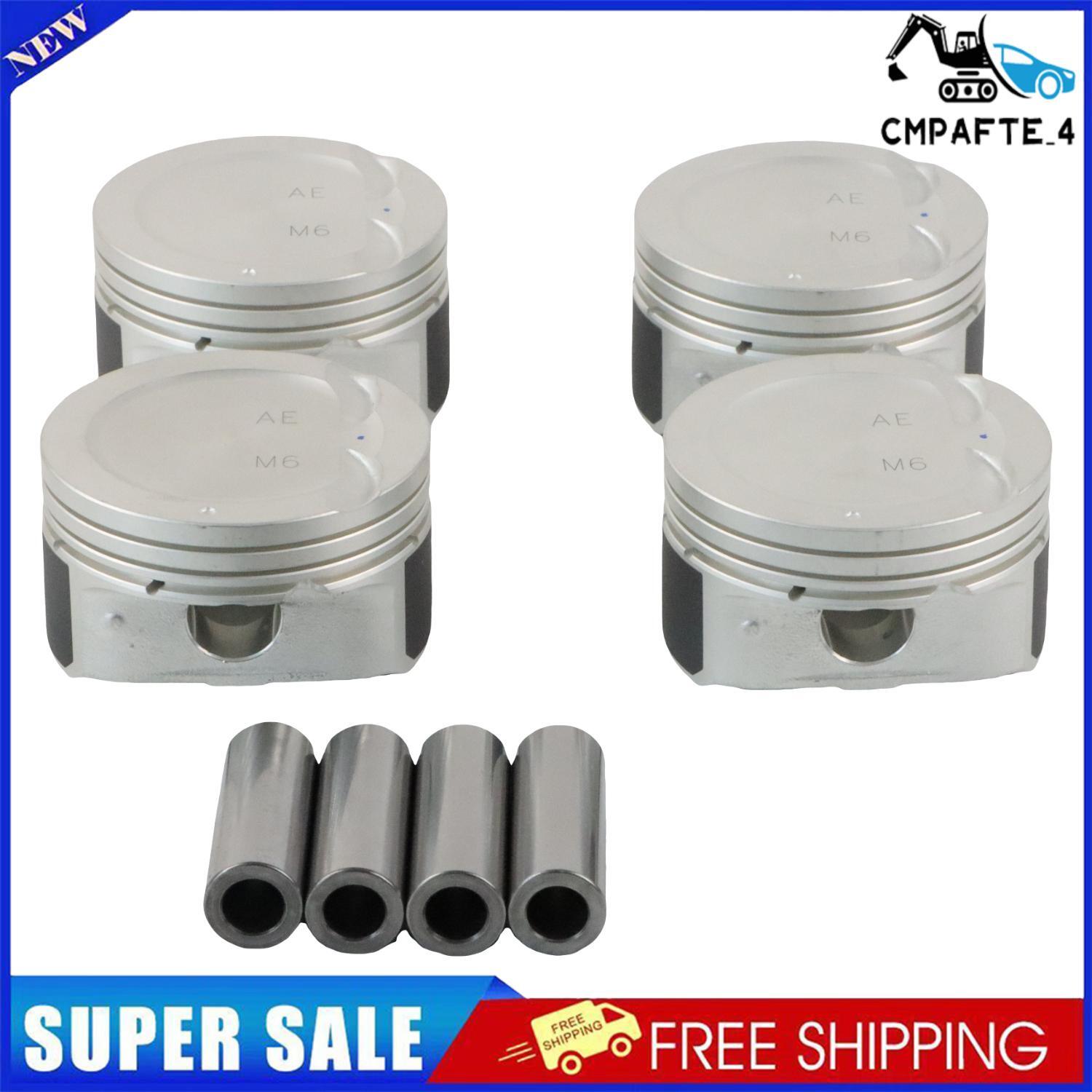 4pcs Engine Pistons Rings Set For Hyundai Accent Verna Kia 1.6 23410