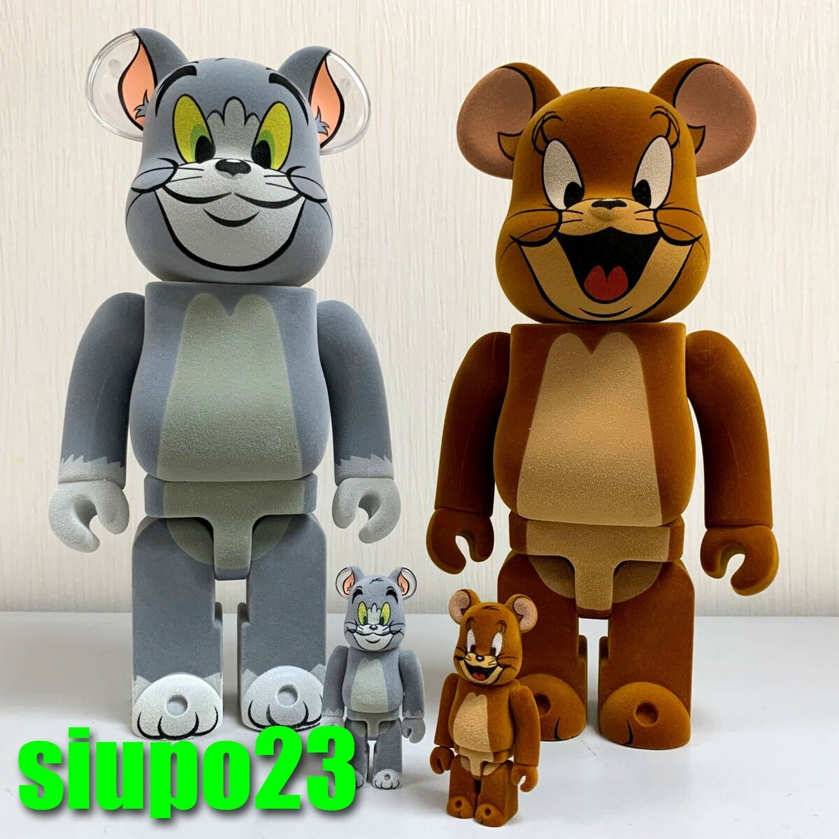 BE@RBRICK Tom & Jerry hogwarts 100%&400%キャラクターグッズ