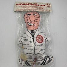 Nos 14” Even Steven Voodoo Doll Pins Vintage Novelty Gag