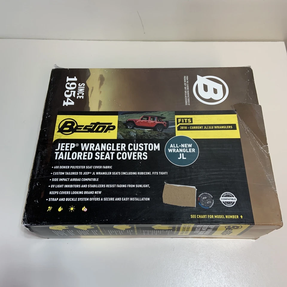 Cubierta de asiento trasero Bestop 29291-35 para Jeep Wrangler 2018-2023 Foto 4 de 4