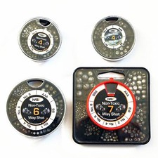 NGT 4, 4 Mini, 6 & 7 Way Non Toxic Coarse Carp Pike Fishing Float Split Shot