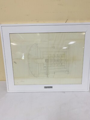 1950 s NASA ORIGINAL Hand Drawn Technical Drawing LOOK Space History 29x23