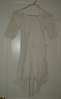 Girls Size 12 White Woven Herringbone Dress,My Michelle, Lined,Short Sleeve — photo 3