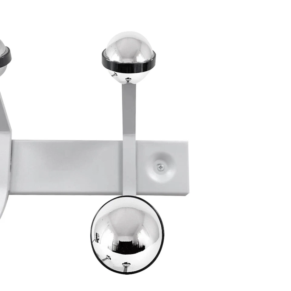 APPENDIABITI ELLE CM 28 IN METALLO ARGENTO - Immagine 3 di 3