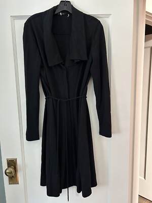 Ellie Tahari Black knit Wool Dress