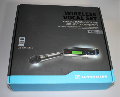 Sennheiser e835 Sound XS Wireless Vocal Set XSW 35-A Microphone NEW open box