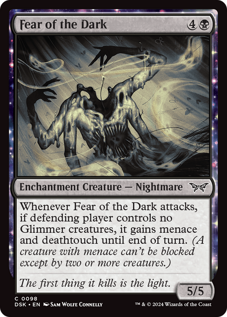 x4 Fear of the Dark DSK Duskmourn MTG 98 COMMON M/NM 4x | eBay