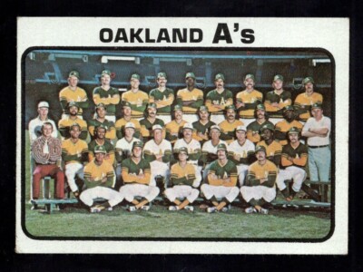 1973 Topps Baseball Card #500 Oakland Athletics Team TC Semi-High VG-EX *bb