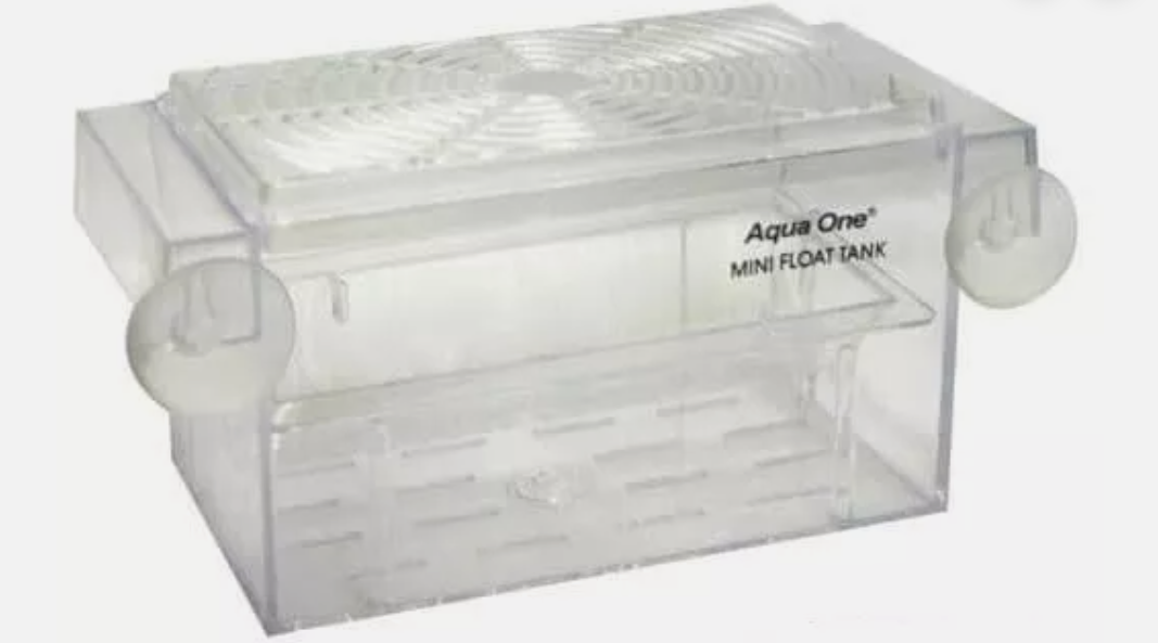 Aqua One Floating Aquarium Fish Tank Fry Breeding Trap Mini Float Guppy Tank #L