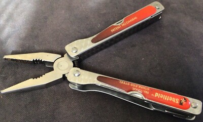 VINTAGE SHEFFIELD 12000 MULTI TOOL 9 IN 1 FOLDING PLIERS, KNIFE (EPJ018859)