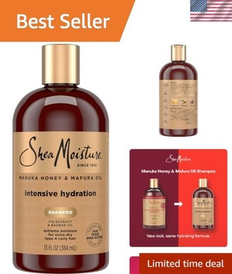 Sulfate-Free SheaMoisture Shampoo with Manuka Honey & Mafura Oil for Dry Hair