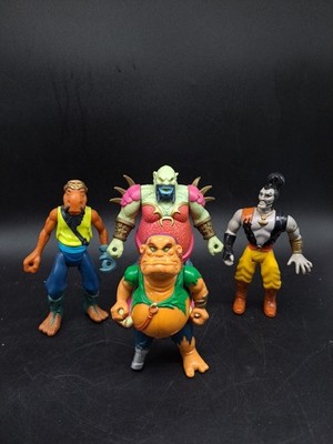 4 Vintage 1990 Hasbro Hanna Barbera Pirates Of Dark Waters Action Figures