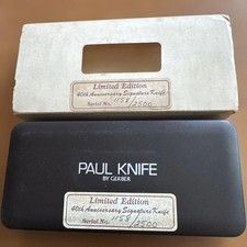 Gerber Paul Limited Ed 40th Anniv Knife Serial 1158/2500 Used