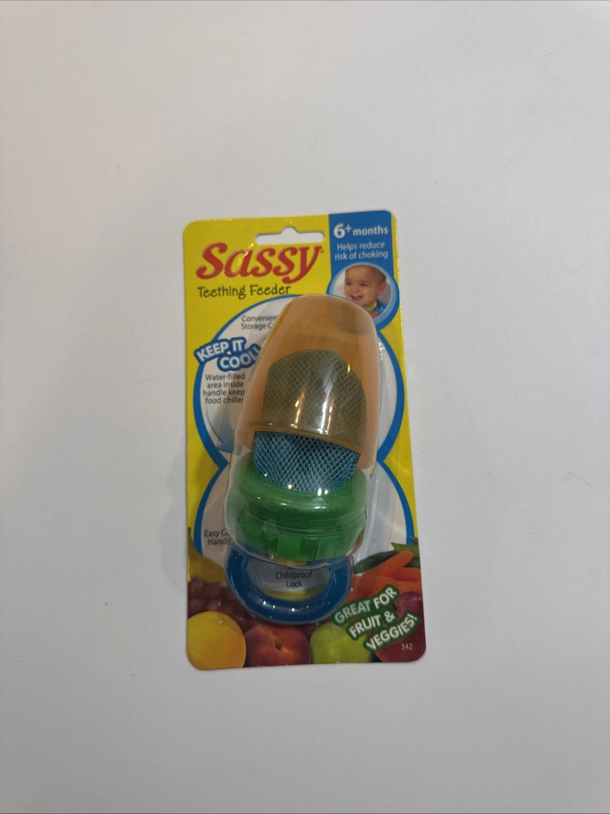 Vintage Baby Toddlers Sassy Teething Food Feeder 1 Pack Sealed
Opens in a new window or tab