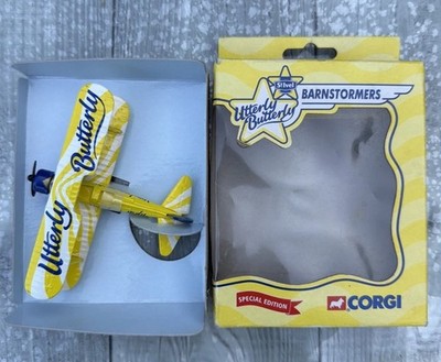 Corgi Boeing Stearman 1940s Biplane St Ivel Utterly Butterly Barnstormers Boxed