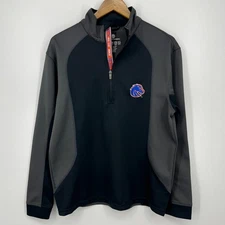 Boise State Broncos Pullover Sweatshirt Men's M Black Gray NCAA Level Wear