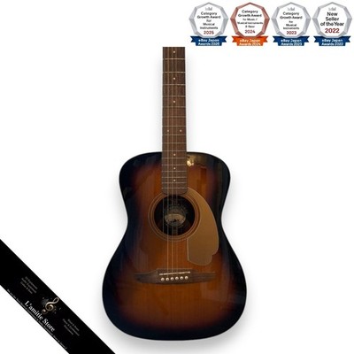 Fender Malibu Player SB WN Acoustic Electric Guitar Sunburst StratoStyle Headst