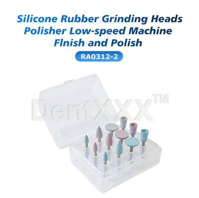 12pcs Silicone Polishing Kit RA 2.35mm Resin Porcelain Composite Rotary Tool