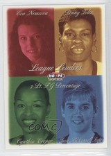 1999 WNBA Hoops Skybox League Leaders Eva Nemcova Penny Toler Cynthia Cooper 2sp