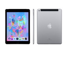 iPad Gen 6 32GB Mod MR6P2J/A Ser DMPY4GP1JF8D. Gray Color 9.7 W New Case.