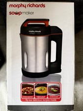 Image of Morphy Richards 501022 1.6 Litres Soup Maker Stainless Steel Brand New in box