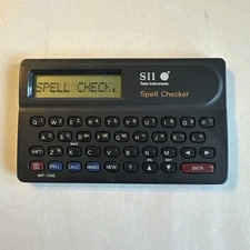 Vintage Seiko SII WP-1100 Spell Checker Calculator 1987 w/ New Battery